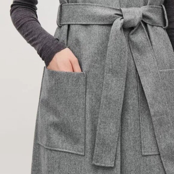 COS Sleeveless Wrap Dress with Belt - Picture 2 of 7